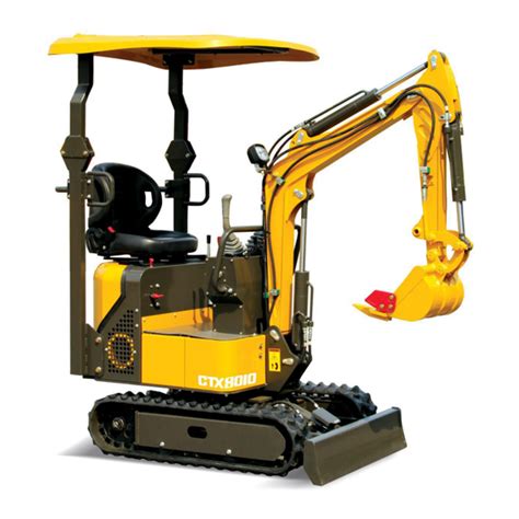 ctx 8010 mini excavator|WCM CTX8010 OPERATIONS & PARTS MANUAL Pdf Download.